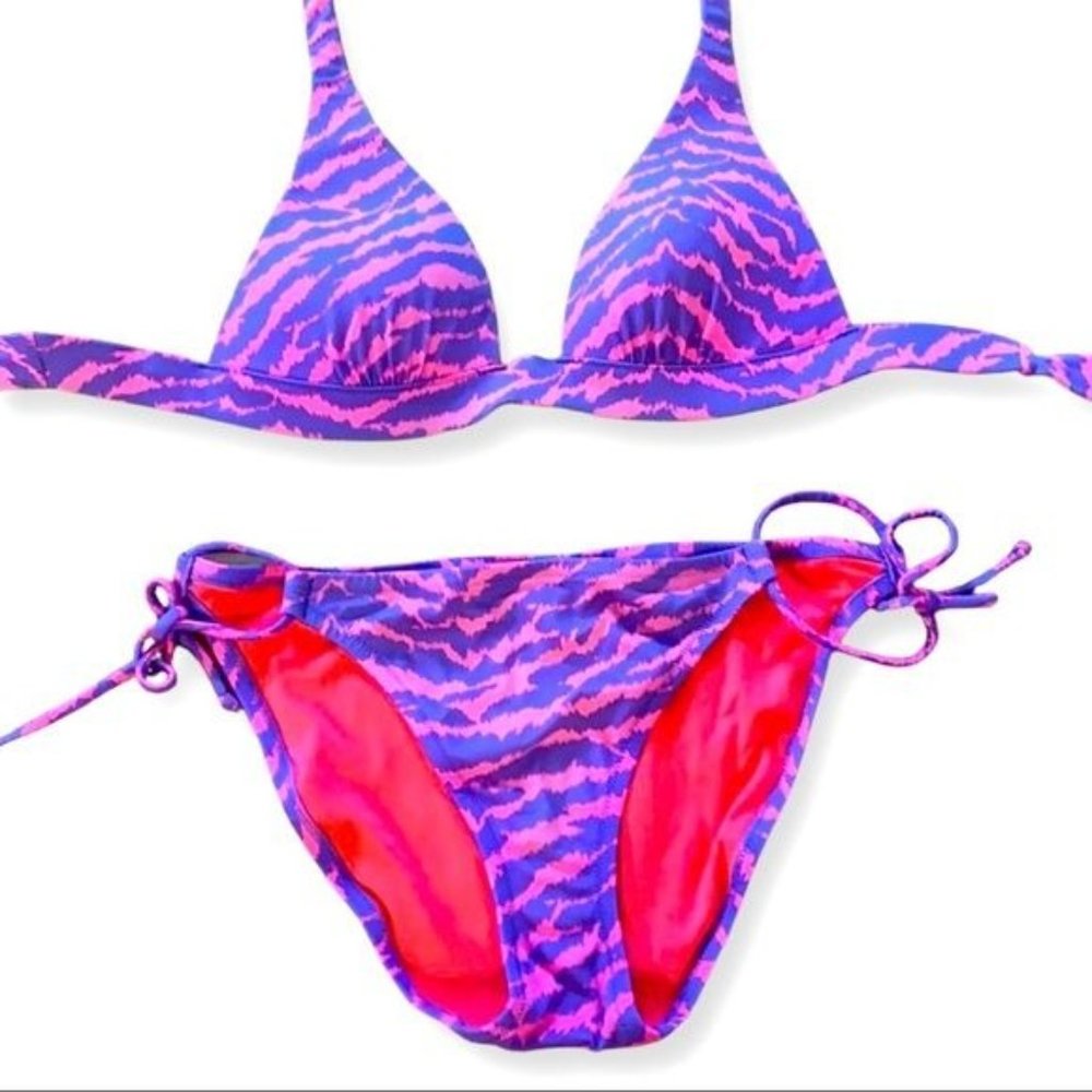 Victoria's Secret Pink & Purple Bikini | Size Medium